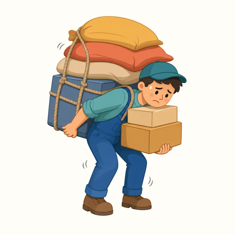 load（負荷・noun）の覚え方イラスト