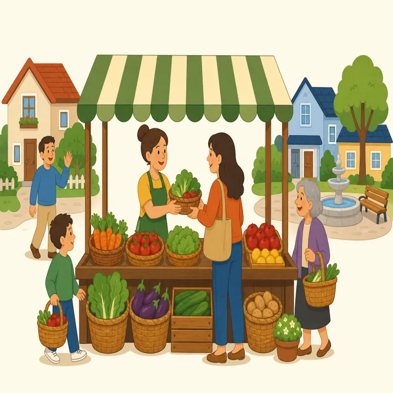 local（地元の、地域の・形容詞）の覚え方イラスト — local は「場所」を表す loc- に、「〜に関する」を作る -al が付いた語と見ると整理しやすいです