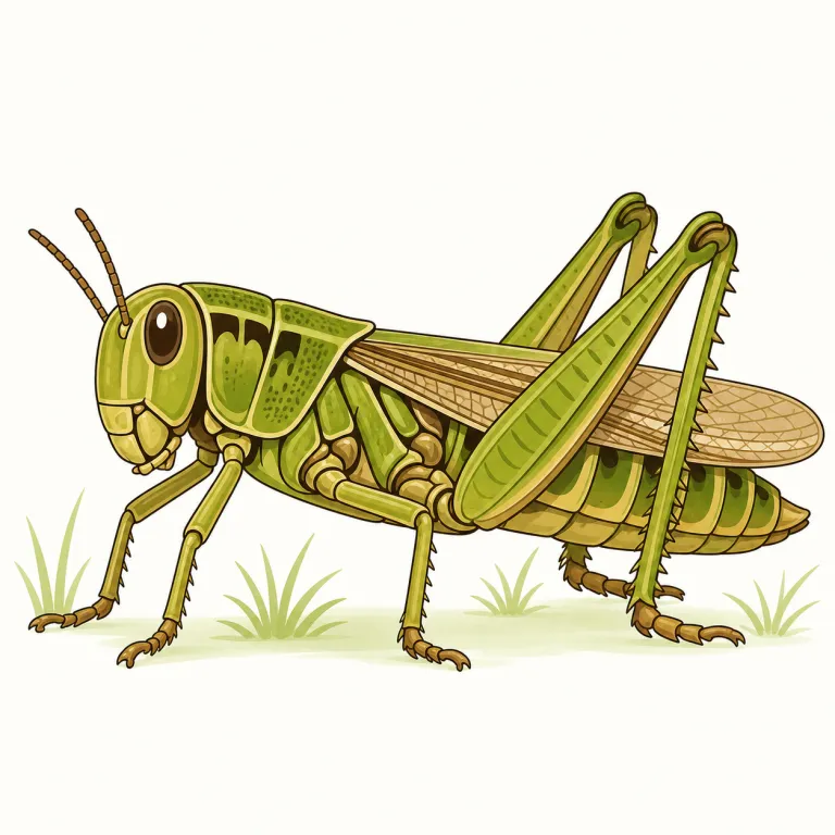 locust（イナゴ・名詞）の覚え方イラスト — locust は単独の虫名として覚えるより、swarm of locusts（イナゴの大群）、locust plague（イナゴ被害）、desert locust（サバクトビバッタ）と一…