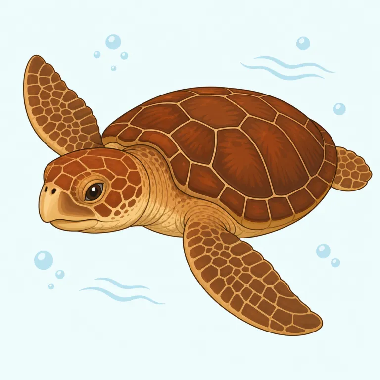 loggerhead（アカウミガメ・名詞）の覚え方イラスト — loggerhead は、まず head が入っているので「頭が目立つもの」と捉える