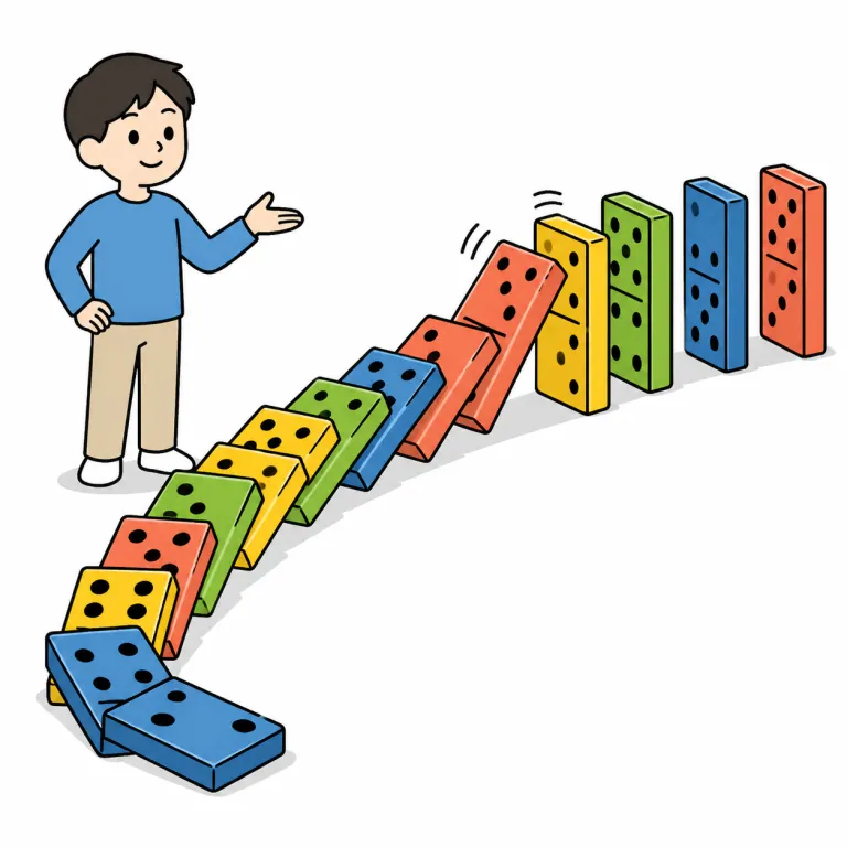 logically（当然・adverb）の覚え方イラスト