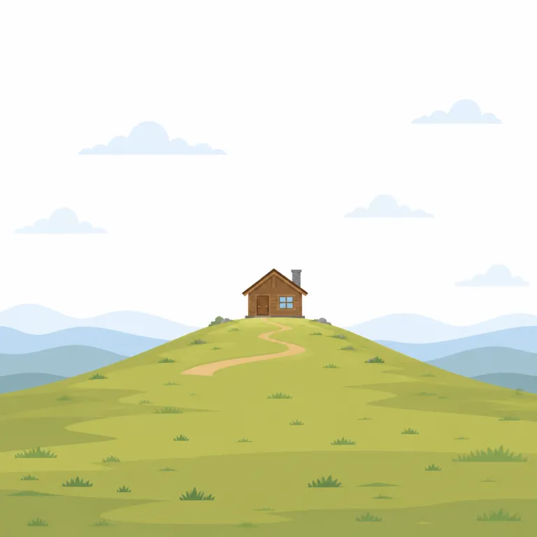 lonely（人里離れた・adjective）の覚え方イラスト