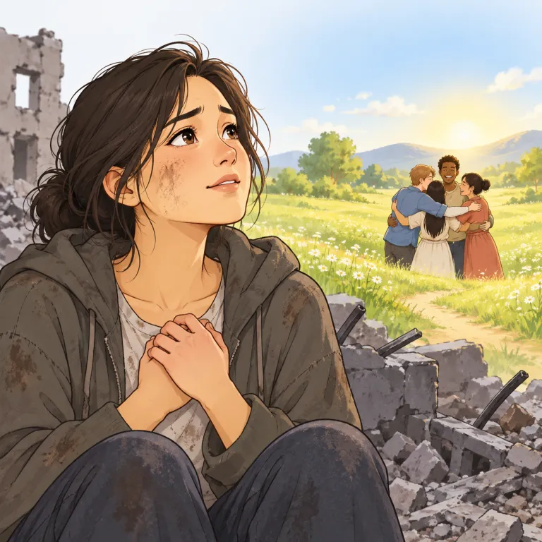 longing（切望・noun）の覚え方イラスト