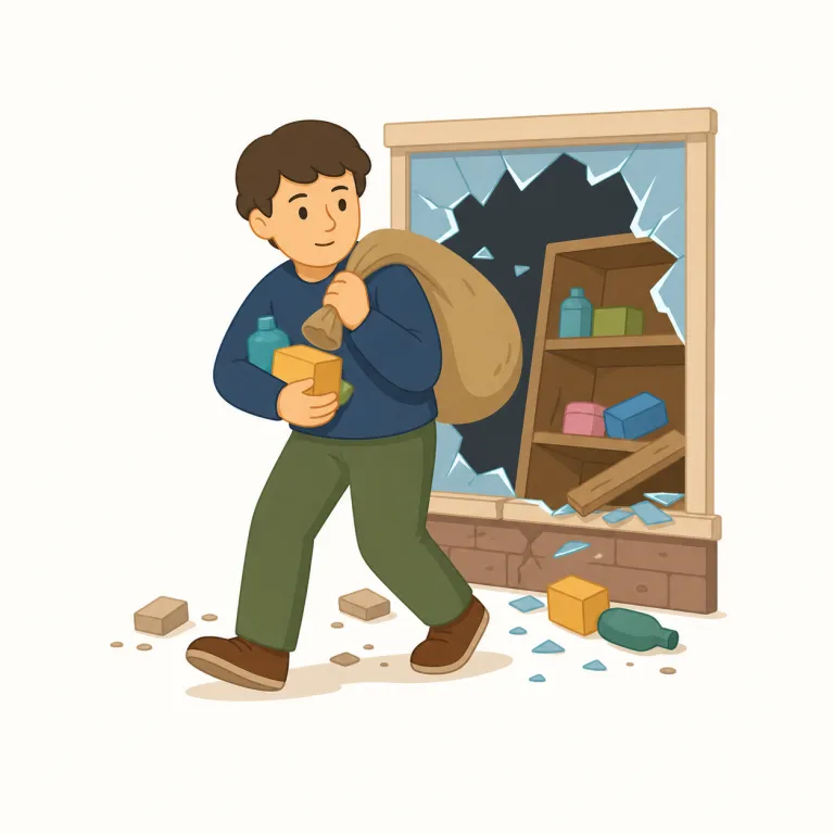 looter（略奪者・名詞）の覚え方イラスト — まず中心の語は loot 「略奪する・略奪品」