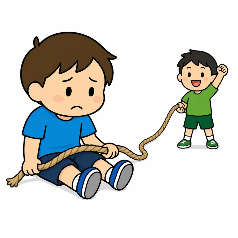 lose（負ける・verb）の覚え方イラスト