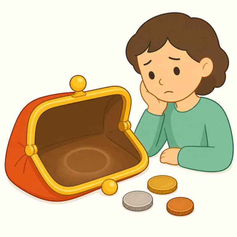 loss（喪失・名詞）の覚え方イラスト — loss はまず動詞 lose「失う」からつなげると覚えやすいです