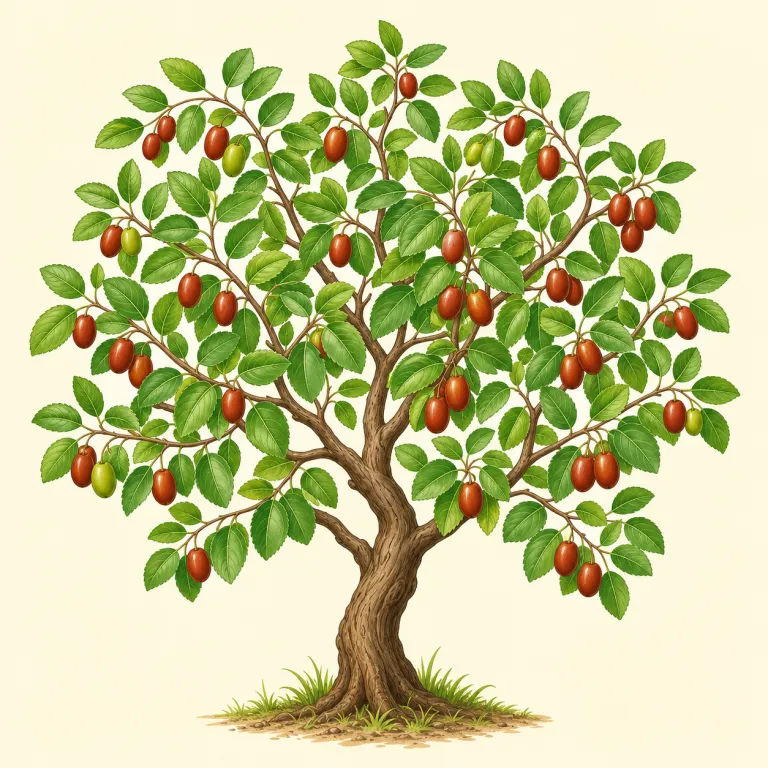 lote（ナツメノキ・名詞）の覚え方イラスト — lotus を知っていれば、花のロータスではなく lotus tree 系の古風な植物名だと結びつけると覚えやすいです
