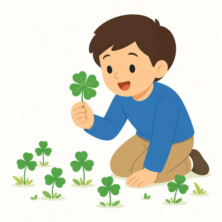 luck（運・名詞）の覚え方イラスト — luck はまず lucky（運がよい）とセットで覚えると残りやすい語です
