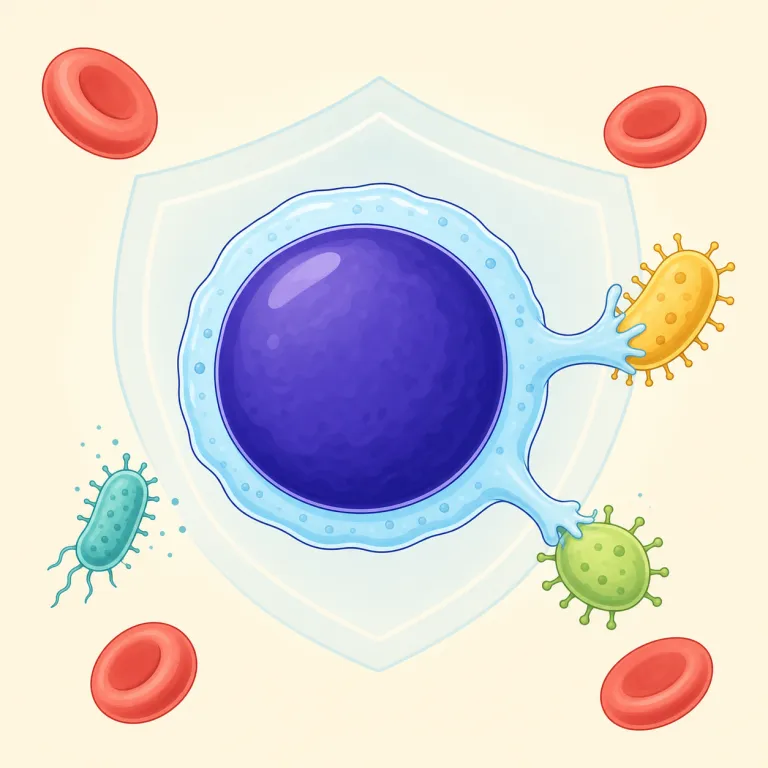 lymphocyte（リンパ球・名詞）の覚え方イラスト — まず後半の -cyte を細胞名の部品として覚えると楽です