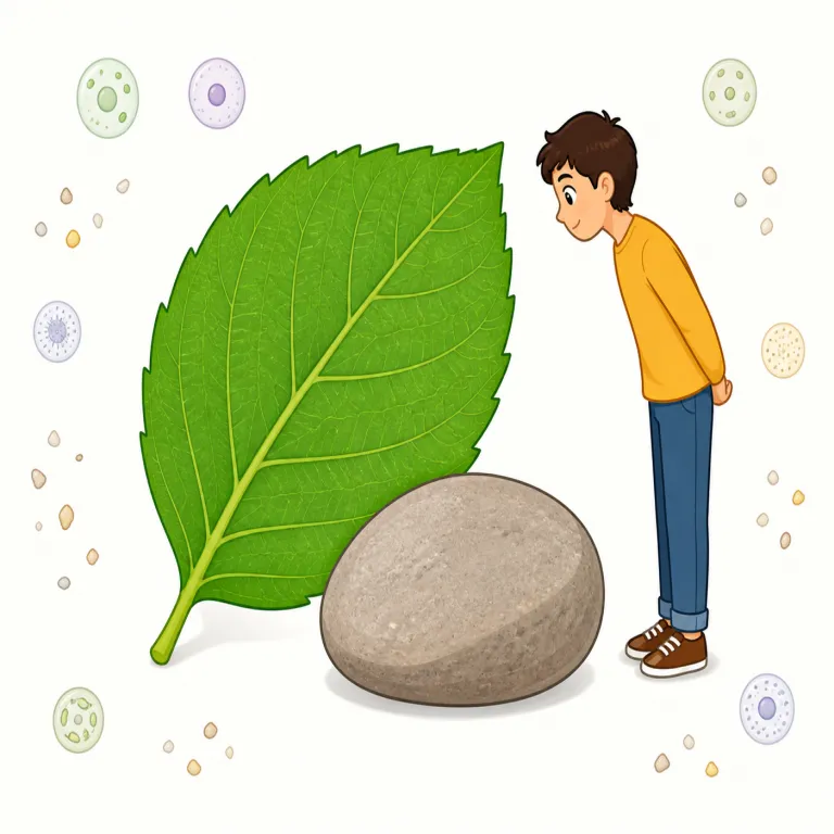 macroscopic（巨視的な・形容詞）の覚え方イラスト — まず macro- を知っていると覚えやすいです