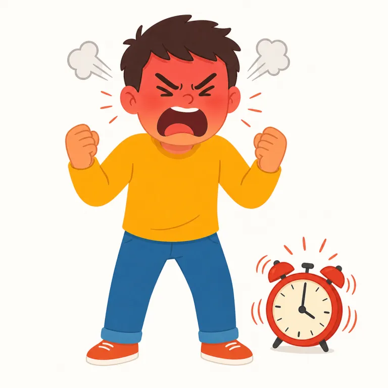 madden（激怒させる・動詞）の覚え方イラスト — madden は mad「怒った」に -en が付いて、「人を mad な状態にする」と考えると覚えやすい動詞です
