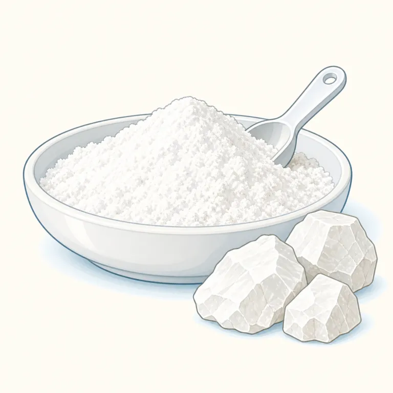 magnesia（酸化マグネシウム・名詞）の覚え方イラスト — この意味の magnesia は「マグネシア」という一般名ではなく、化学的に見た酸化マグネシウムを指す専門寄りの用法です