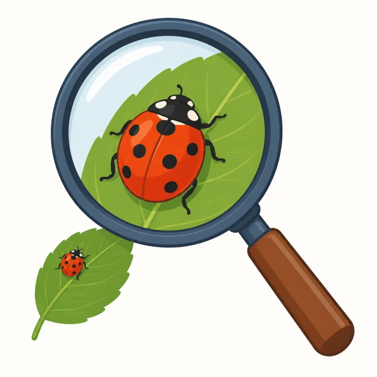 magnifier（拡大鏡・名詞）の覚え方イラスト — magnifier は magnify「拡大する」に -er「道具・もの」が付いた形で、「大きく見せる道具」と考えると覚えやすいです