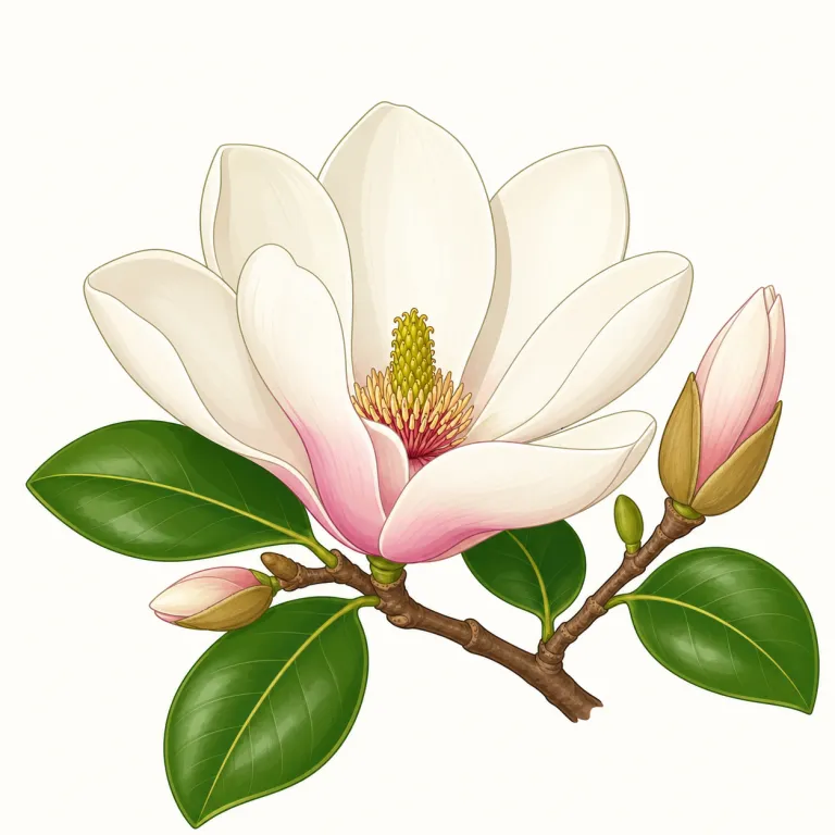 magnoliaの覚え方イラスト