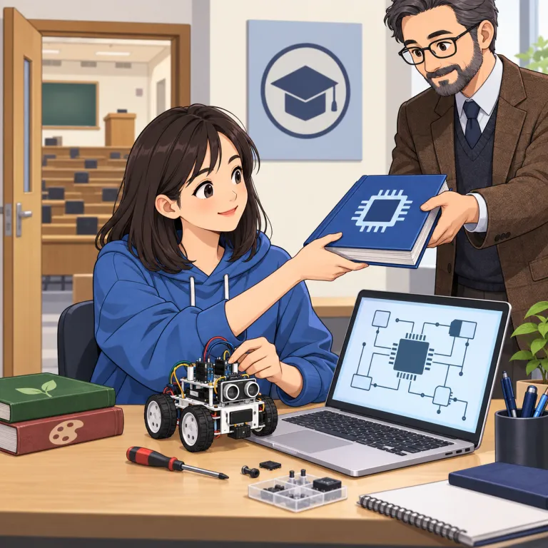 major（専攻する・verb）の覚え方イラスト