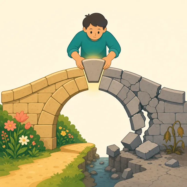 make or break（成否を決する・イディオム）の覚え方イラスト — 「make」と「break」という最重要の基本動詞2つが真逆に並ぶ表現だと押さえると覚えやすいです