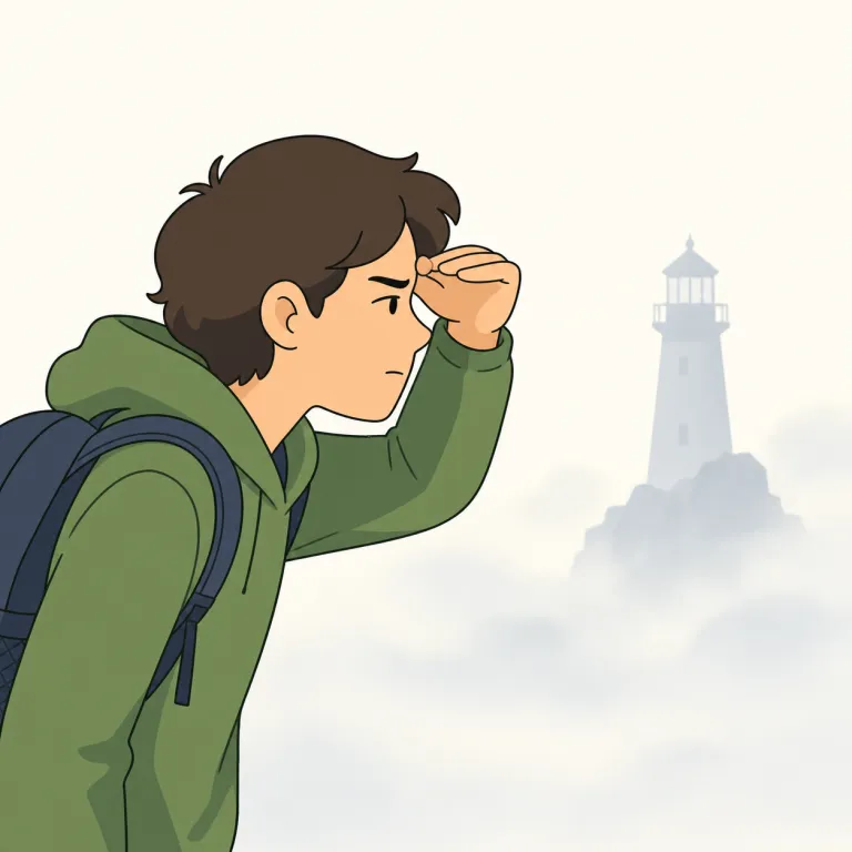 make out（理解する・句動詞）の覚え方イラスト — make out は、ぼんやりした情報を手がかりから「読み取って理解する」と覚えるとよいです