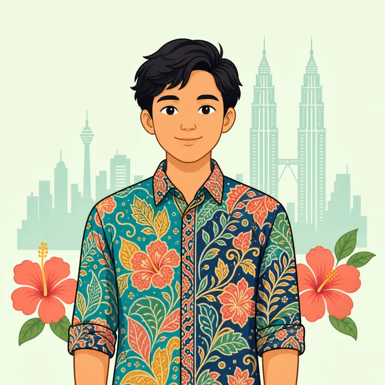 malaysian（マレーシアの、マレーシア人の・形容詞）の覚え方イラスト — Malaysia に由来するので、まず国名 Malaysia を見た瞬間に「その国に関する形容詞・人」を作る語だと押さえる