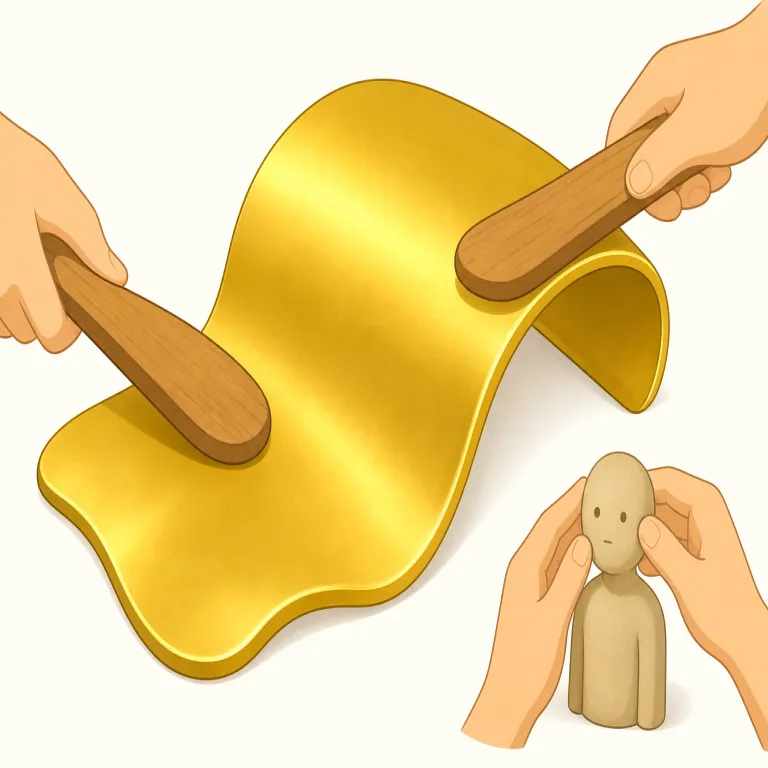 malleable（（金属などが）展性のある、（性格などが）影響を受けやすい・形容詞）の覚え方イラスト — まず -able は「〜できる」と見ておく