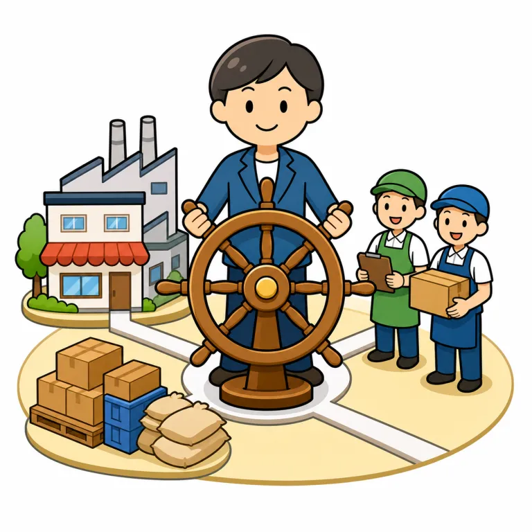 management（経営・noun）の覚え方イラスト