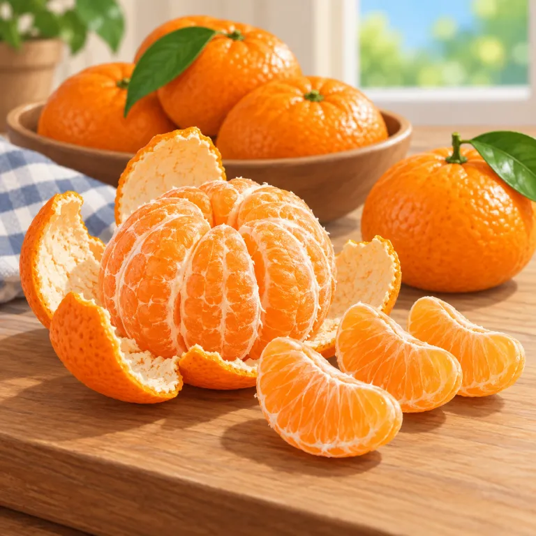mandarin（マンダリンオレンジ・noun）の覚え方イラスト
