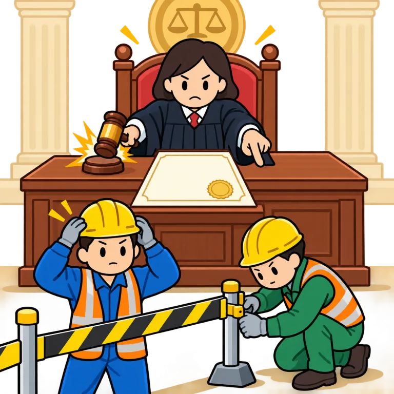 mandate（命令、指令・noun）の覚え方イラスト