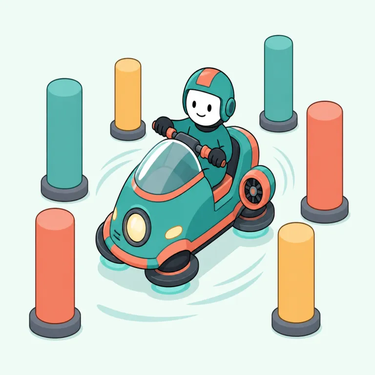 maneuverable（機動性のある・形容詞）の覚え方イラスト — maneuverable は「動ける」より「思い通りにさばける」に寄せて覚えると残る