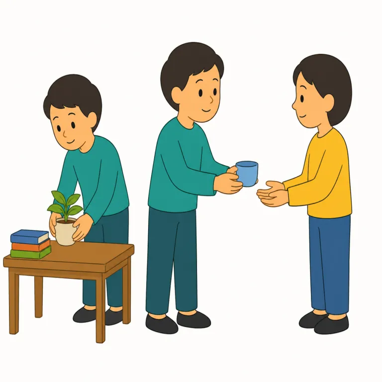 manner（態度、やり方、礼儀・名詞）の覚え方イラスト — manner はまず「やり方」と「ふるまい」をひとまとめで覚えると整理しやすいです