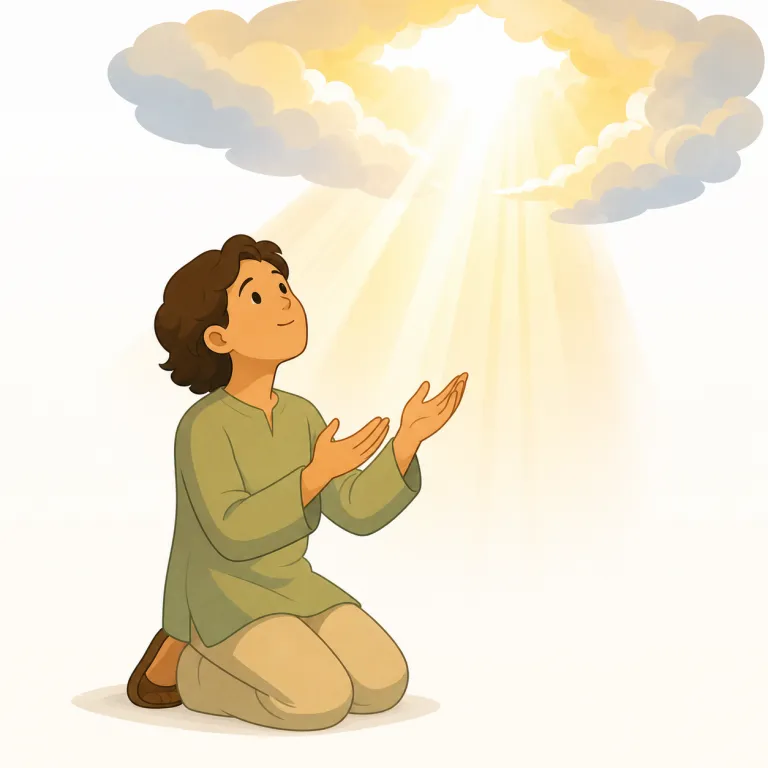 maranatha（主よ来たりたまえ（祈り）・イディオム）の覚え方イラスト — 英単語として分解して覚えるより、"Amen" や "Hallelujah" と同じく、意味ごと一まとまりの祈り句として覚えるのが近道です