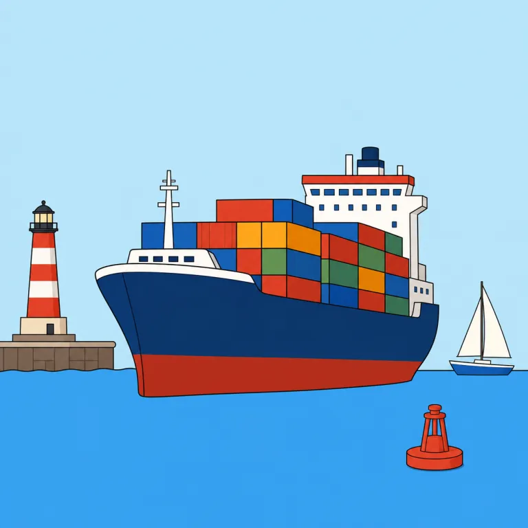 maritime（海事の・形容詞）の覚え方イラスト — marine（海の）を知っていると覚えやすい語で、mar- が見えたらまず「海」を連想すると定着しやすいです