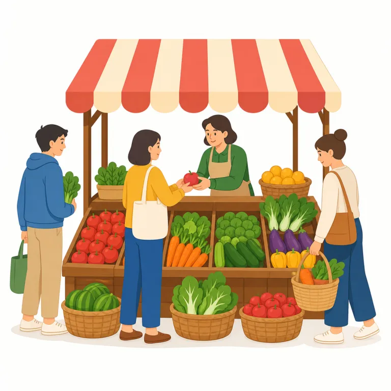 market（市場・名詞）の覚え方イラスト — cadre は core「中核」と結びつけると覚えやすい語です