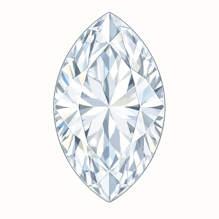 marquise（マーキスカット・noun）の覚え方イラスト