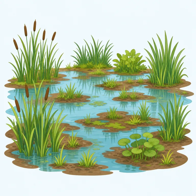 marshlandの覚え方イラスト
