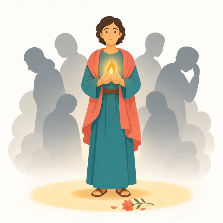 martyr（殉教者・名詞）の覚え方イラスト