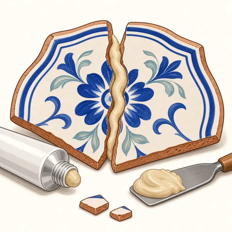 mastic（マスチック・名詞）の覚え方イラスト — この mastic は「接着剤」という基本義とは別に、マスチック樹から採れる天然樹脂そのものを指す用法です