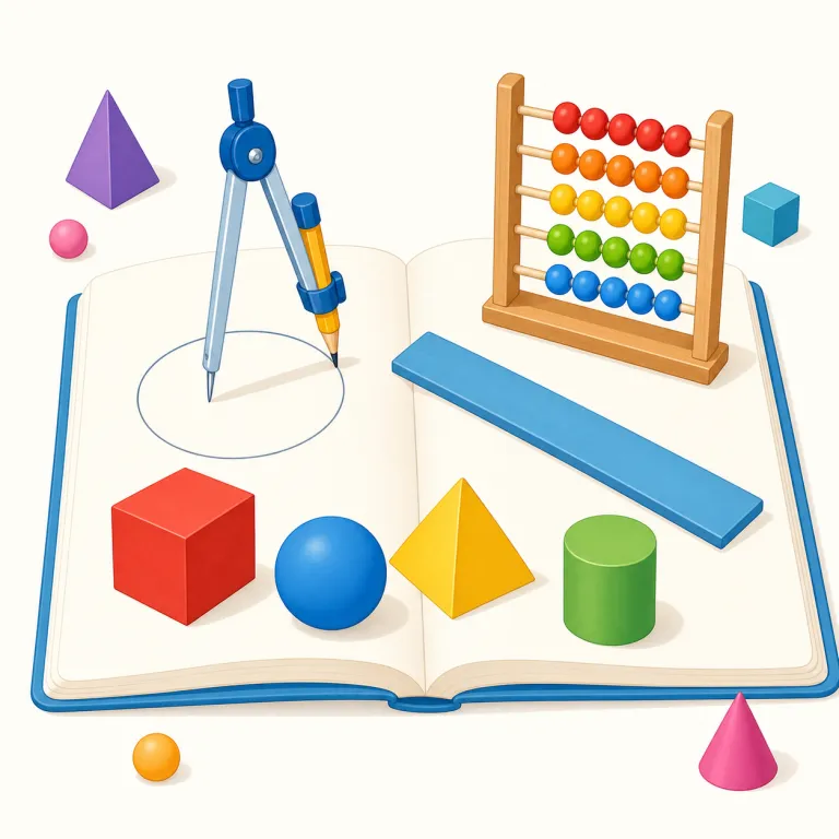 mathematics（数学・名詞）の覚え方イラスト — まずは略形の math を知っておくと覚えやすいです