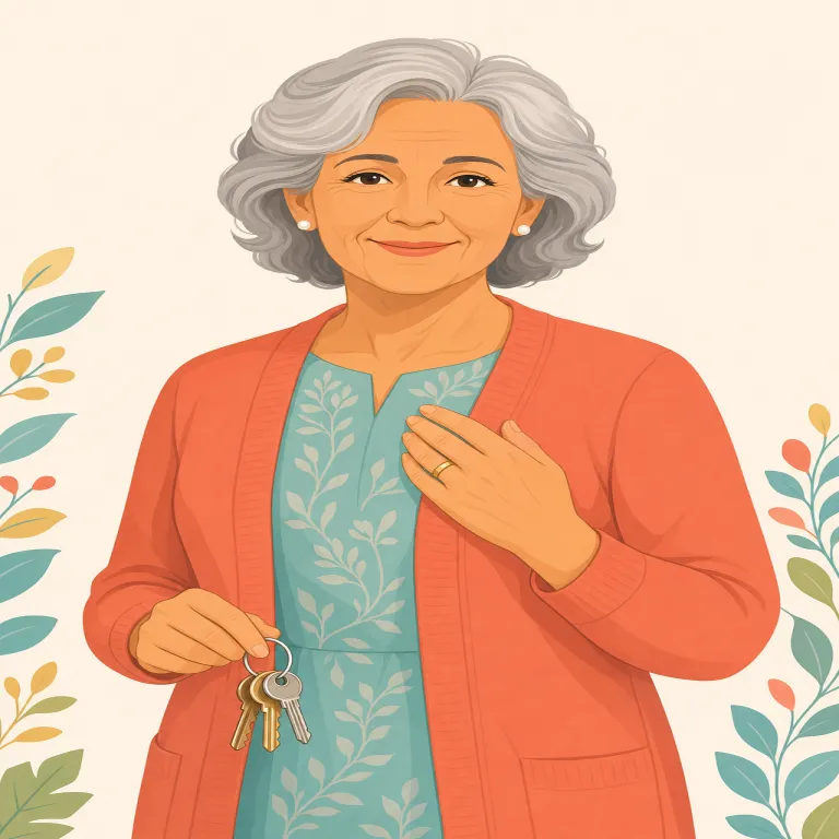 matron（女性の権威者・名詞）の覚え方イラスト