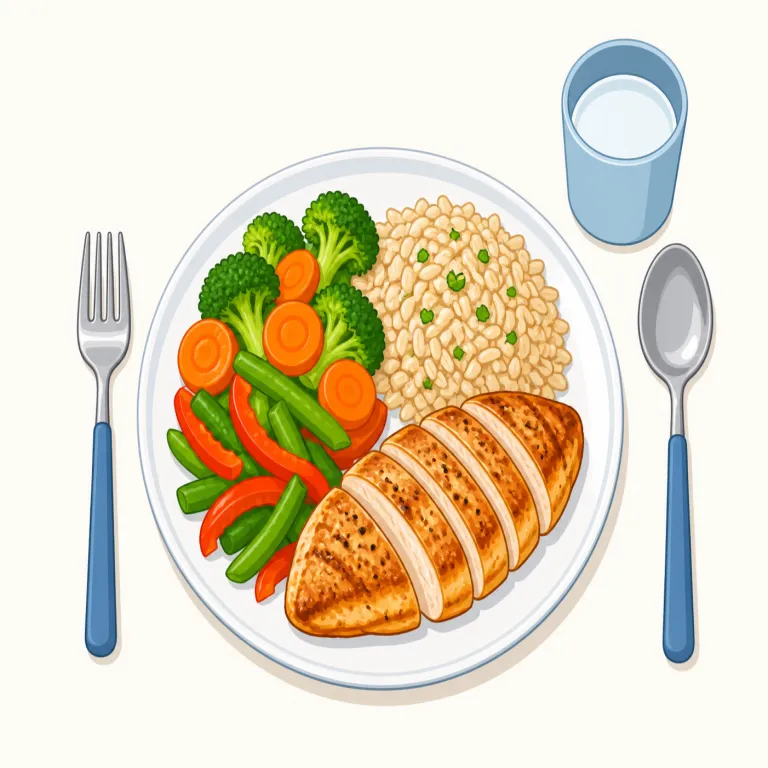 meal（食事・名詞）の覚え方イラスト — meal は food と違って「食べ物そのもの」より「1回分の食事」というまとまりで覚えると残りやすい語です
