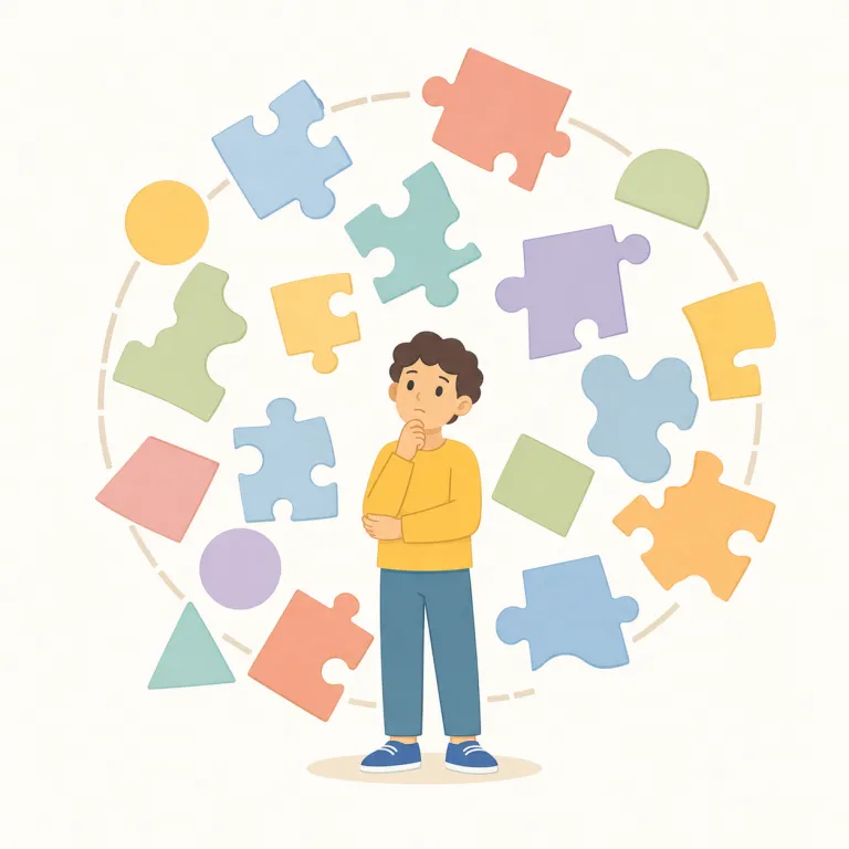 meaninglessness（無意味さ・名詞）の覚え方イラスト — `meaninglessness` は長いですが、`meaning`「意味」に `-less`「ない」が付いて `meaningless`「無意味な」、さらに `-n…