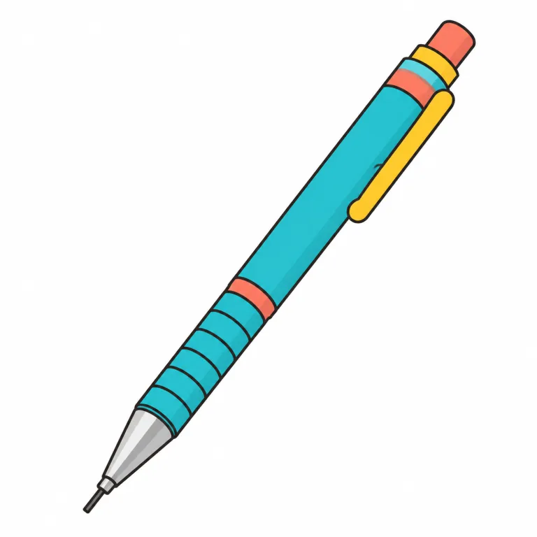 mechanical pencil（シャープペンシル・noun）の覚え方イラスト