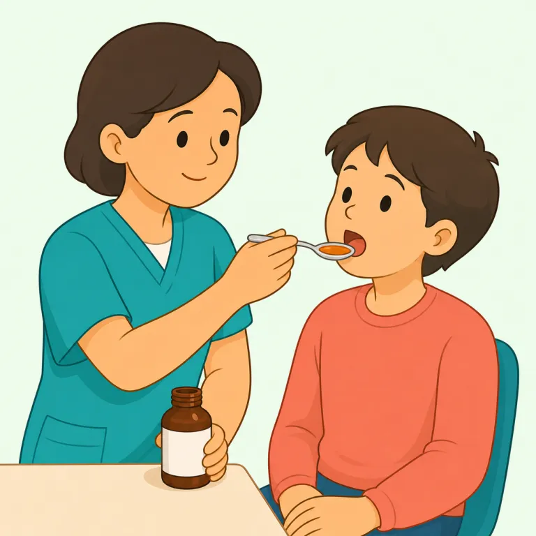 medicate（薬で治療する、薬を投与する・動詞）の覚え方イラスト — medicine や medical と同じ medic- の仲間だと見ると覚えやすい語です