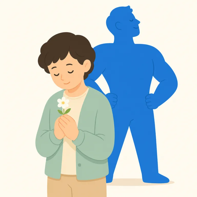 meek（従順な・形容詞）の覚え方イラスト