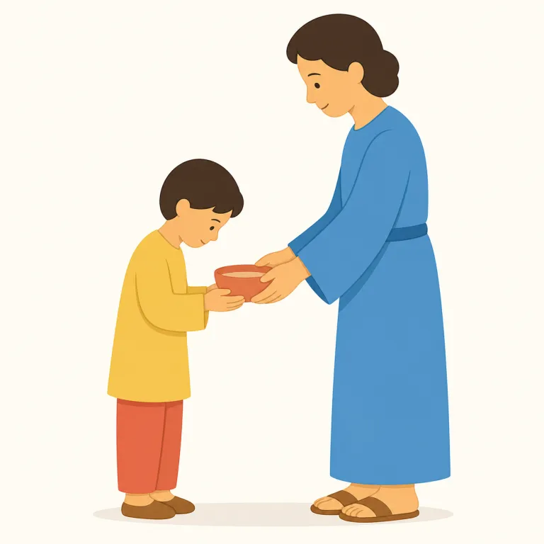 meekly（おとなしく・副詞）の覚え方イラスト — まず meek を「気弱で、おとなしく、前に出ない性格の形容詞」として固定し、-ly が付いて「そういう態度で行動する」に変わる、と形で覚える