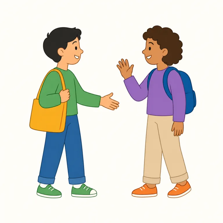 meeting（会議・名詞）の覚え方イラスト — この entry の meeting は、一般的な「会合」ではなく、議題について話し合い、情報共有や意思決定をする「会議」として覚えます