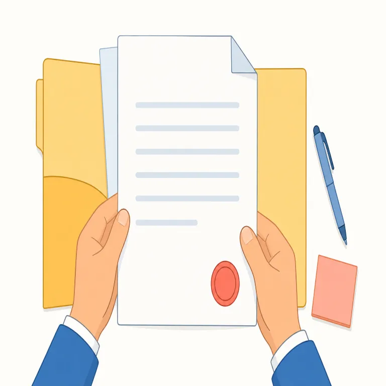 memorandum（覚書・名詞）の覚え方イラスト — この意味の memorandum は、単なるメモではなく、当事者間の確認事項や合意内容を文書として残す「覚書」を指します