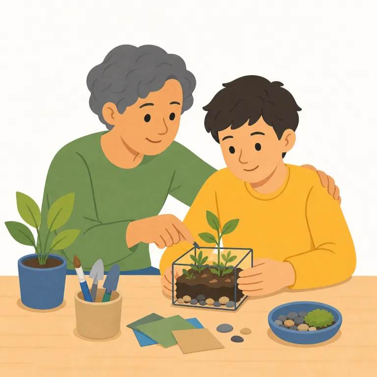 mentor（指導する・verb）の覚え方イラスト