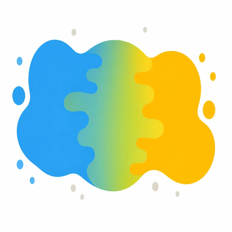 merge（合併する / 統合する・動詞）の覚え方イラスト — merge は「別々だったものの境目がなくなって一つになる」感覚で覚えると残りやすいです