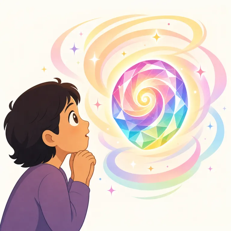 mesmerize（魅了する・動詞）の覚え方イラスト — まず attract「引きつける」より強く、見入ってしまうほど心を奪う語だと押さえると覚えやすいです