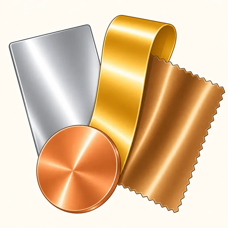 metallics（金属光沢のある色や素材・名詞）の覚え方イラスト — metal が分かれば核はすぐ見える語です