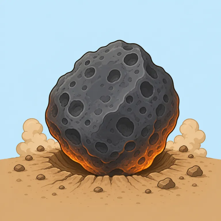 meteoriteの覚え方イラスト